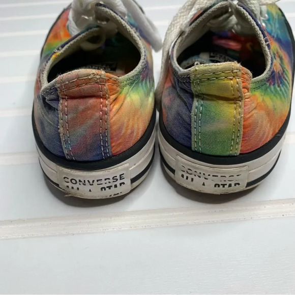 Converse All Star Low Top Sneaker Rainbow Tie Dye - Picture 9 of 11